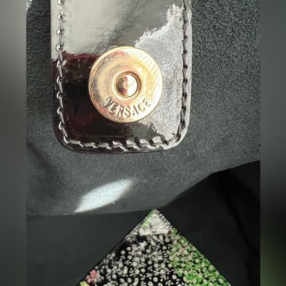 VERSACE Flower Tote with Pouch - Picture 6 of 7